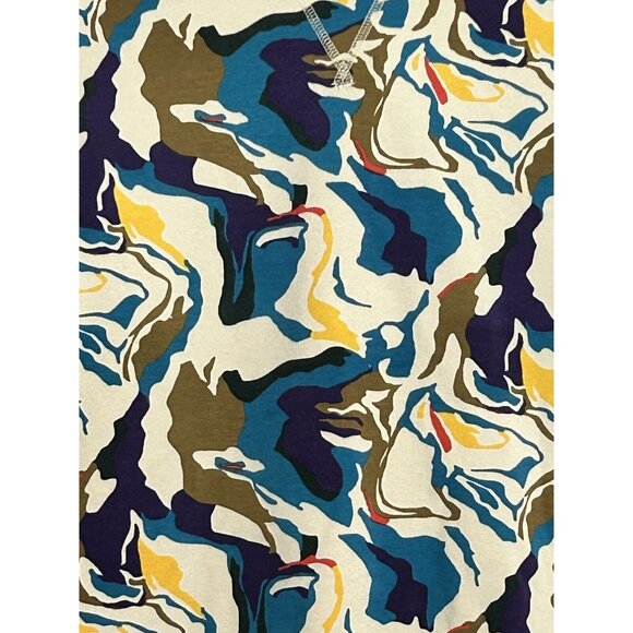 Eddie Bauer Blue and Green Track Joggers with Elastic Waistband - Picture 2 of 6